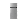 Hisense 172DR Refrigerator Silver – 172L Double Door Top Freezer Fridge Front View