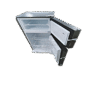 Hisense 172DR Refrigerator Silver – 172L Double Door Top Freezer Fridge Front View