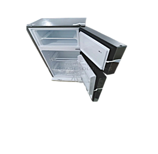 Hisense 172DR Refrigerator Silver – 172L Double Door Top Freezer Fridge Front View