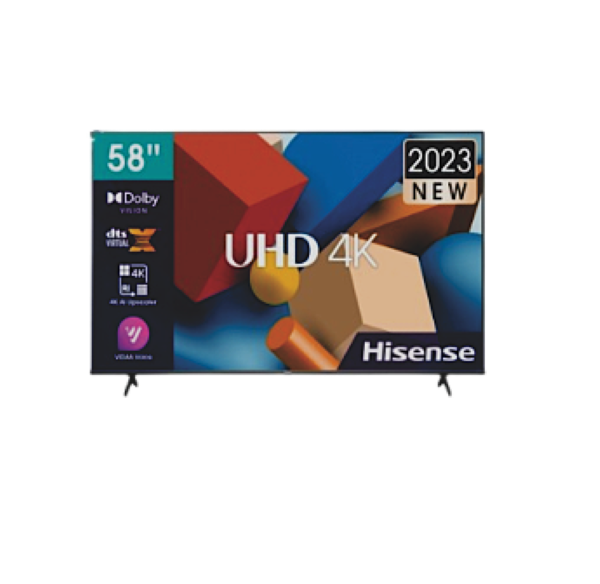 Hisense 58 Inch TV – 58A6K / 58A6N 4K Smart UHD (A6K Series)