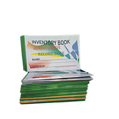 Inventory Record Book for Schools – Durable hardcover logbook for tracking school assets and supplies