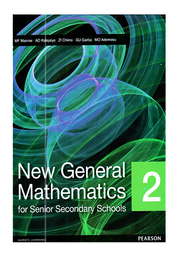 New General Mathematics SS2 – Pearson