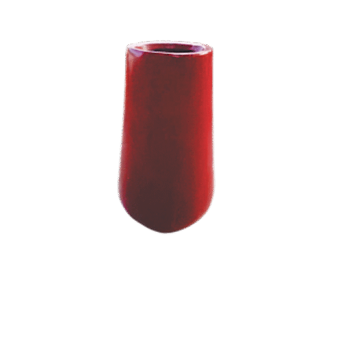 Giepong Crimson Tapered Planter 27 inch tall red pot