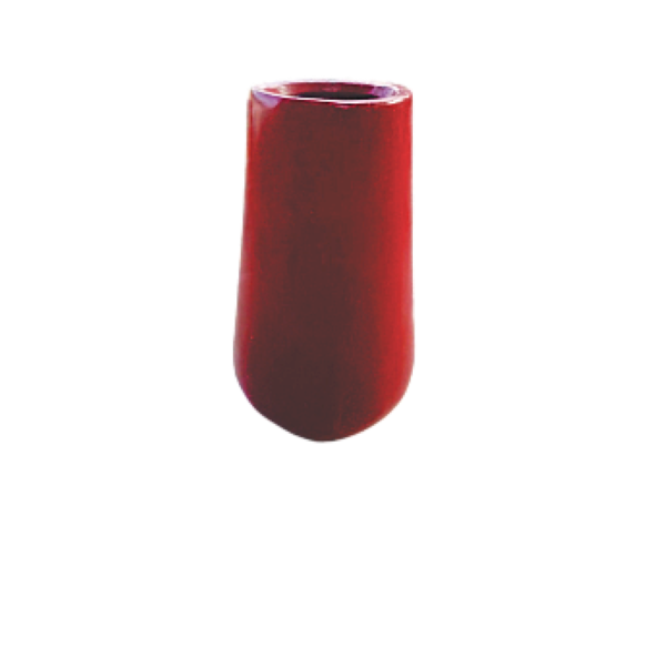 Giepong Crimson Tapered Planter 27 inch tall red pot