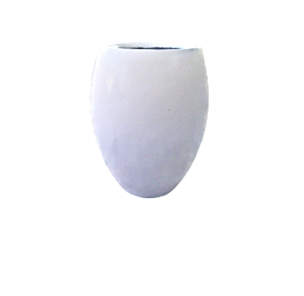 Oval Cement Planter 25 inch tall, 12-19-14 proportions