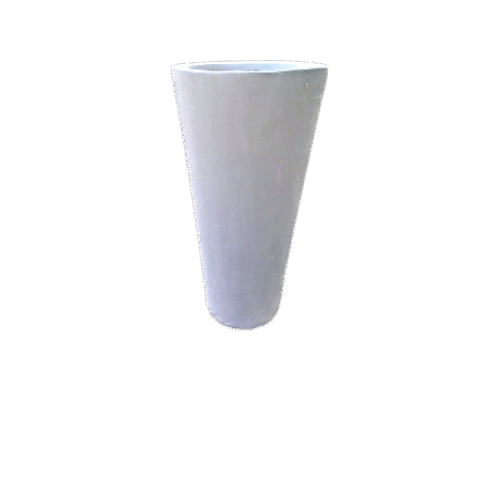 Giepong Tapered Cement Planter 29 inch tall, 14-13-9 proportions
