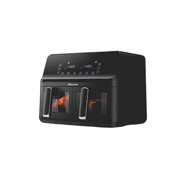 Hisense Dual Air Fryer 8L double basket design