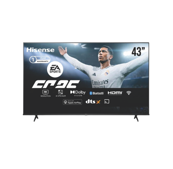 Hisense 43A6K Smart TV 43 inch 4K display