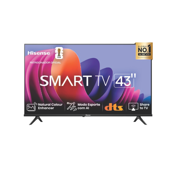Hisense 43″ A4N Full HD Smart TV front view