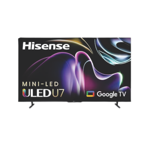 Hisense 65U7K 4K UHD Google TV screen