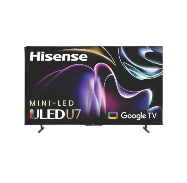 Hisense 65U7K 4K UHD Google TV screen