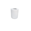 White fibre flower pot 14 inch cylindrical design – Giepong Abuja