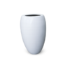 White oval fibre flower pot 24 inch tapered design – Giepong Abuja