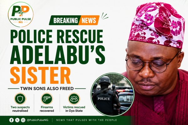 Police Rescue Adelabu's Sister and Twin Sons in Oyo