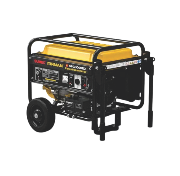 Firman SPG3000E2 2.8KVA key start petrol generator with 15-litre fuel tank for home and business backup power