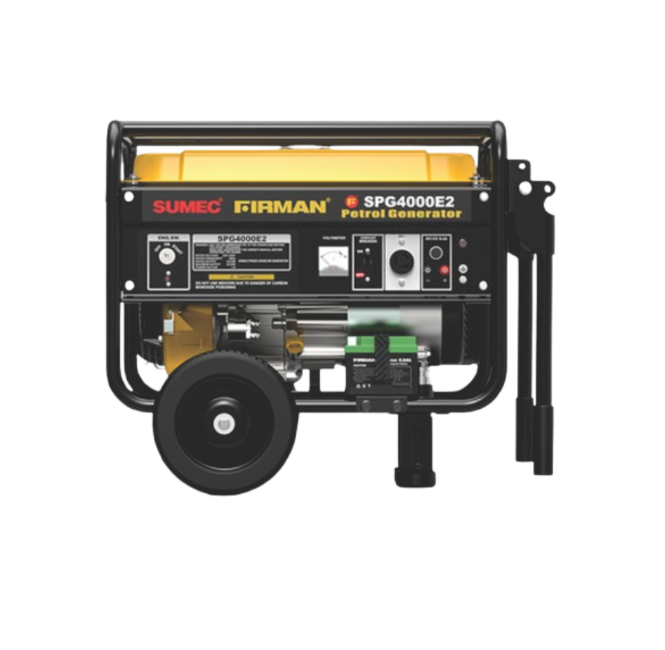 Firman SPG4000E2 Petrol Generator 3.3KVA with electric start for home and business backup power