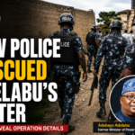 Adelabu rescue operation as police officers rescue Adelabu's sister and her twin sons in Ibadan.