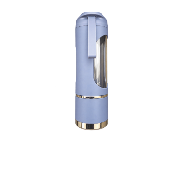 HS-860 rechargeable juicing cup rear view with carrying strap