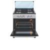 MAXI F5C40G2 gas oven with tray and wire grid